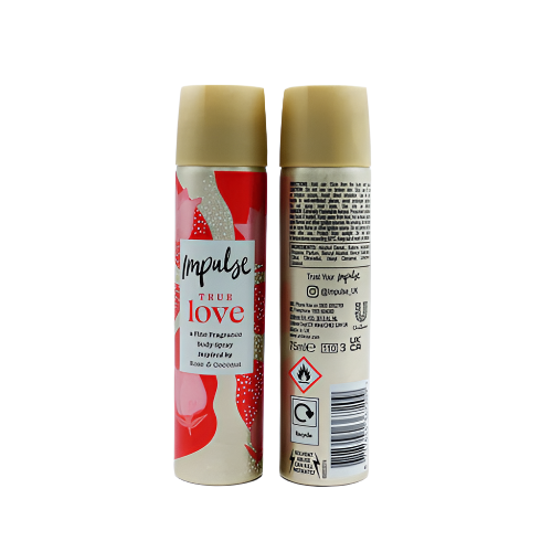 Buy Impulse Body Spray True Love 75ml - Premium Quality Toiletries Online - Product Image Buy Impulse Body Spray True Love 75ml - Premium Quality Toiletries Online - Product Image